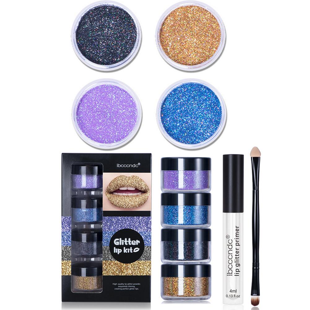 bd19e75b80c930778d9c24bb83516a5Glitter Lip Gloss Kit Waterproof Long Lasting Shiny Diamond Lip Makeup