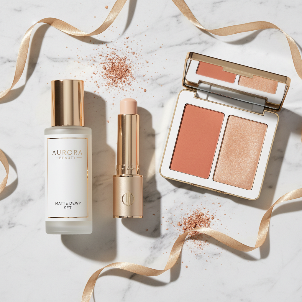 Glow Up Contour Kit - Contour Stick, Blush Palette & Setting Spray