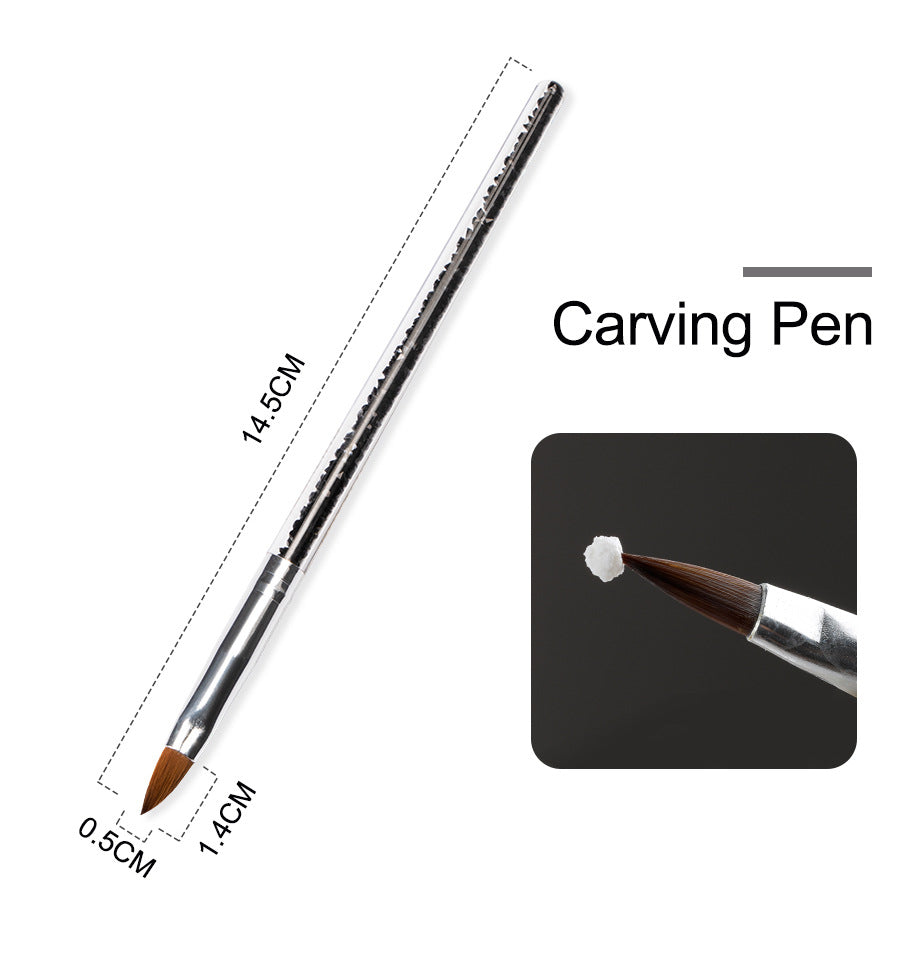 Professional Acrylic Nail Kit with Liquid & Manicure Tools
