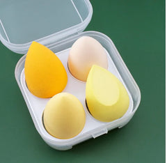 4-Piece Makeup Sponge Powder Puff SetDry & Wet