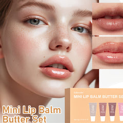 Mini Summer Butter Lip Balm Moisturizing Gloss Set