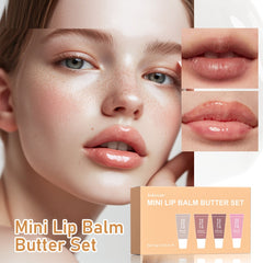 Mini Summer Butter Lip Balm Moisturizing Gloss Set