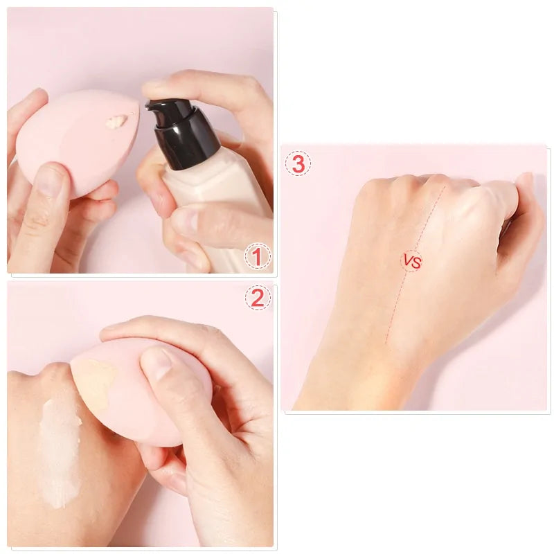 Marbling Water-Drop Makeup Blender Sponge