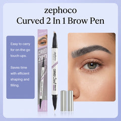 Double-ended Waterproof Eyebrow Pencil