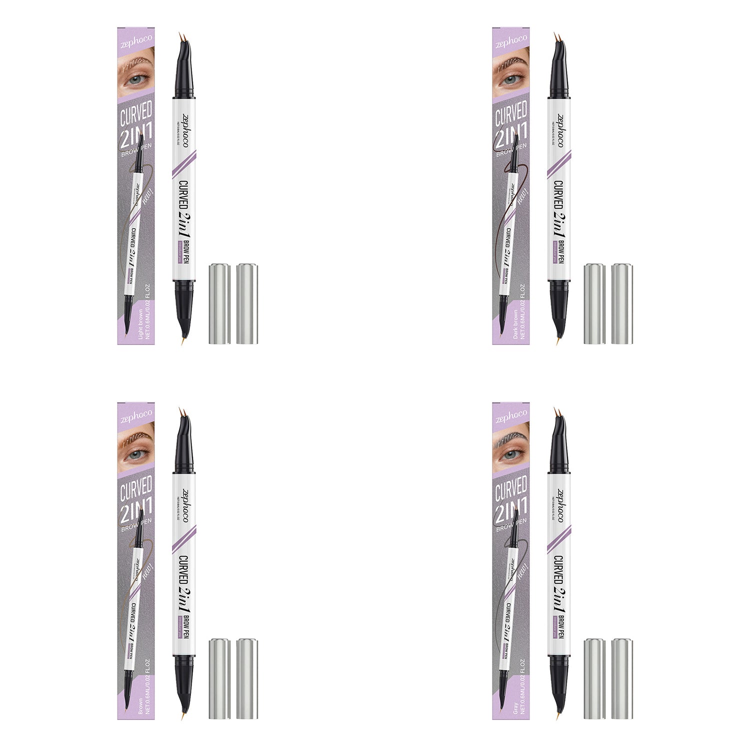 Double-ended Waterproof Eyebrow Pencil