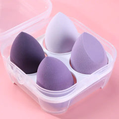 4-Piece Makeup Sponge Powder Puff SetDry & Wet