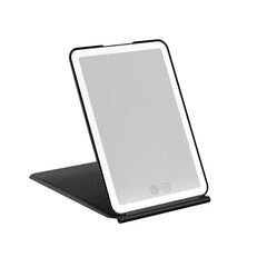 Foldable LED Touch Screen Makeup Mirror