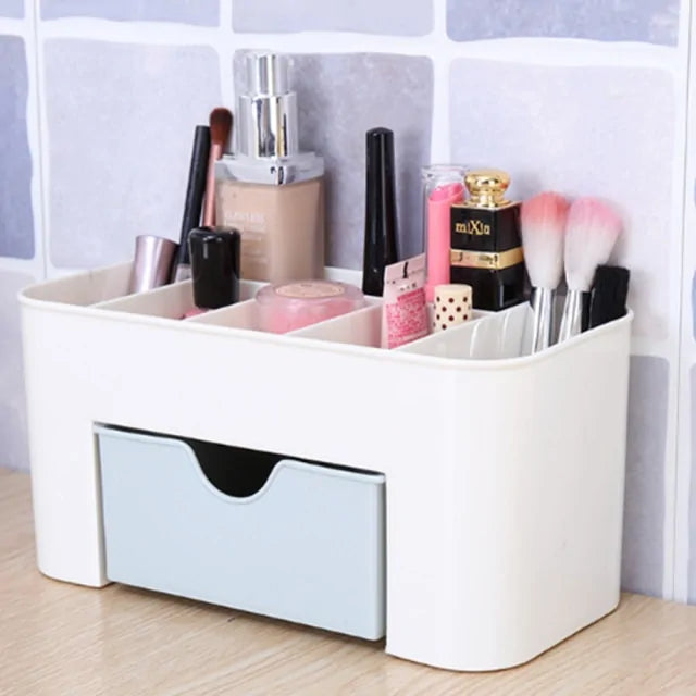 Plastic Makeup & Cosmetics Organizer with Drawer