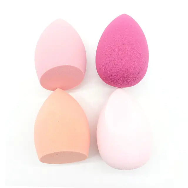 4-Piece Bevel Cut Makeup Sponge Set